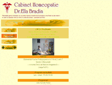 Tablet Screenshot of cabinet-homeopatie.ro